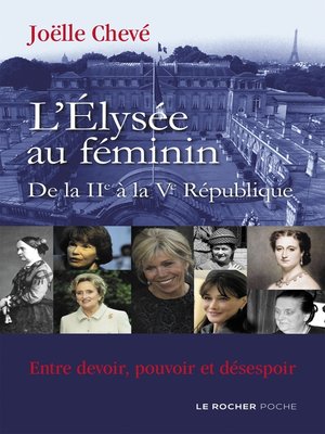 cover image of L'Élysée au féminin de la IIe à la Ve République